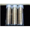Image 1 : 3 ROLLS OF 1968-S LINCOLN CENTS RED UNC