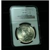 Image 1 : NGC 1924-p Peace Dollar Graded Select Uncirculated ms63  NGC