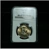 Image 1 : NGC 1962-p Franklin Half Dollar Graded Select Uncirculated ms63  NGC