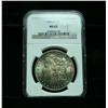 Image 1 : NGC Rainbow Toned 1898-o Morgan Dollar Graded Select Uncirculated ms63  NGC