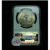 Image 2 : NGC Rainbow Toned 1898-o Morgan Dollar Graded Select Uncirculated ms63  NGC