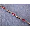Image 3 : White Gold Bracelet with Diamonds and Topaz