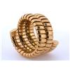 Image 2 : BVLGARI 18k Yellow Gold Expandable Ring