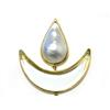 Image 3 : 14k Yellow Gold Earrings with Pearl
