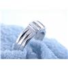 Image 2 : 14k White Gold Ring with Diamonds