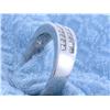 Image 2 : 14k White Gold Ring with Diamonds