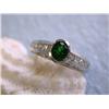 Image 1 : 14k Gold Ring with Diamonds with Gemstone
