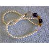 Image 3 : Pearl and Gemstone Necklace with Silver Clasp