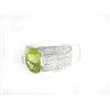 Image 2 : 18k White Gold Ring with Diamonds and Peridot