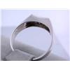 Image 2 : 14k White Gold Ring with Diamonds