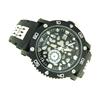 Image 3 : Croton Men's Automatic Stainless Steel Rubber Strap Watch (CA301174BSBK)