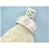 Image 4 : 14k White Gold Ring with Diamonds