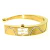 Image 2 : Milus 18K Yellow Gold Diamond Bangle Watch