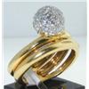 Image 2 : Salavetti 18k Yellow Gold Diamond Ring