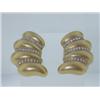 Image 3 : KieselStein Cord 18K Gold Diamond Earrings