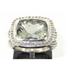 Image 1 : David Yurman Silver, Prasiolite & Diamond Ring.