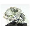 Image 2 : David Yurman Silver, Prasiolite & Diamond Ring.