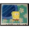 Image 1 : Relaxing In Background Original Animation Cel SpongeBob