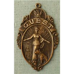 Turn of Century Guest Medal- San Francisco, A. Samuels