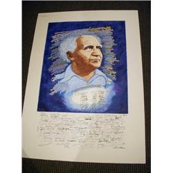 David Ben Gurion Signed by Ronald Reagan/Retail $19900.