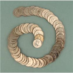 58 Diff Kennedy Halves 1964-2001, 6 Silver