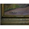 Image 2 : Antique Autumn Scene Oil Signed - C. Millet