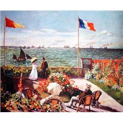 Terrace by the SeasidebyMonet GicleeNumbered17x22Canvas