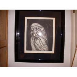 Jeremiah by Irving Amen Original Woodcut