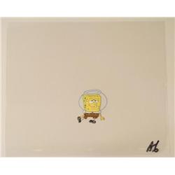 Dazed SpongeBob Original Production Art Cel Bowl