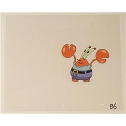 Original Animation Art Cel Happy Man Art SpongeBob