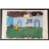 Image 1 : At Work Original Animation Cel SpongeBob Background Art