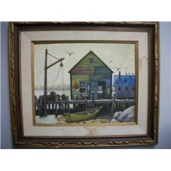 Harbor Painting - Henry Gasser