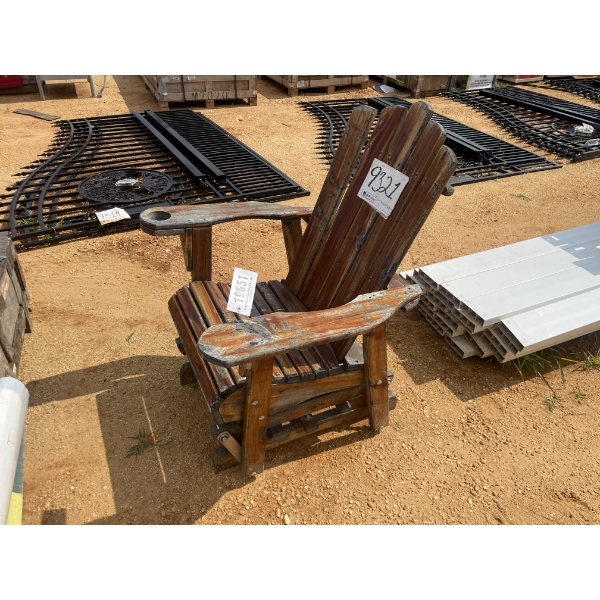 CEDAR GLIDING ROCKING CHAIR