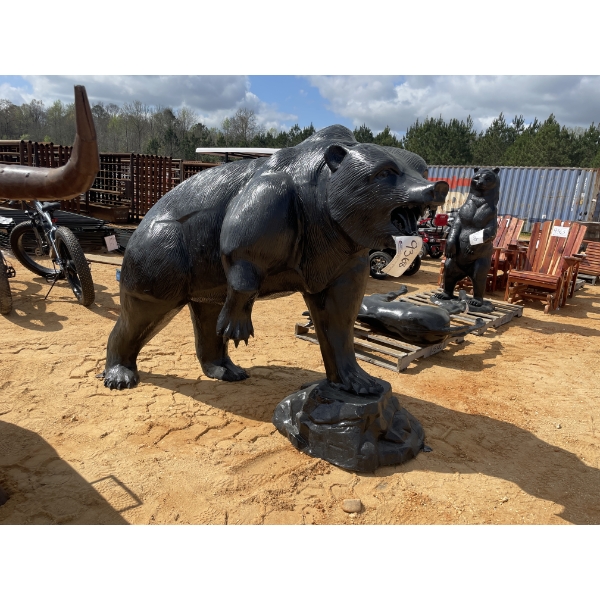 ALUM CAST GRIZZLY BEAR