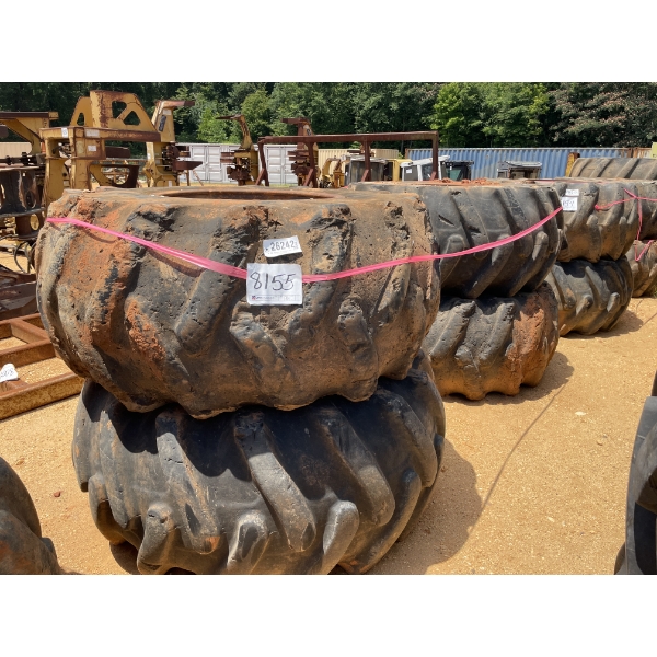 LOG SKIDDER TIRES & RIMS (4EA)