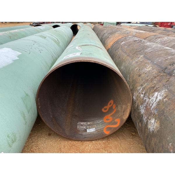 36" X 1/2" X 30' STEEL PIPE