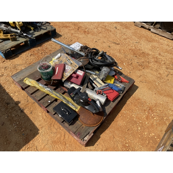 HAND TOOL, TIRE SQUARE, PUMP & MISC ITEMS