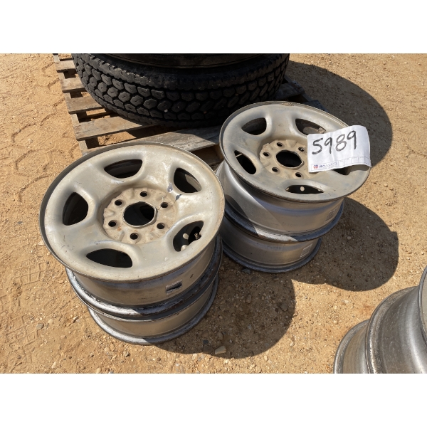 (4) 6 LUG TRUCK RIMS