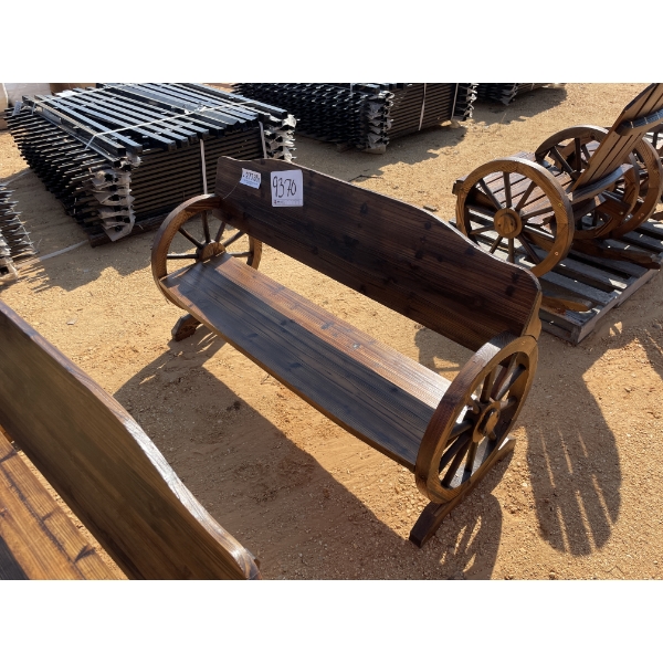 WAGON WHEEL BENCH