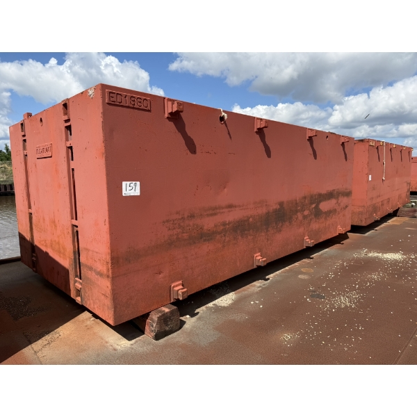 20' x 10' x 7' FLEXI FLOAT Barge