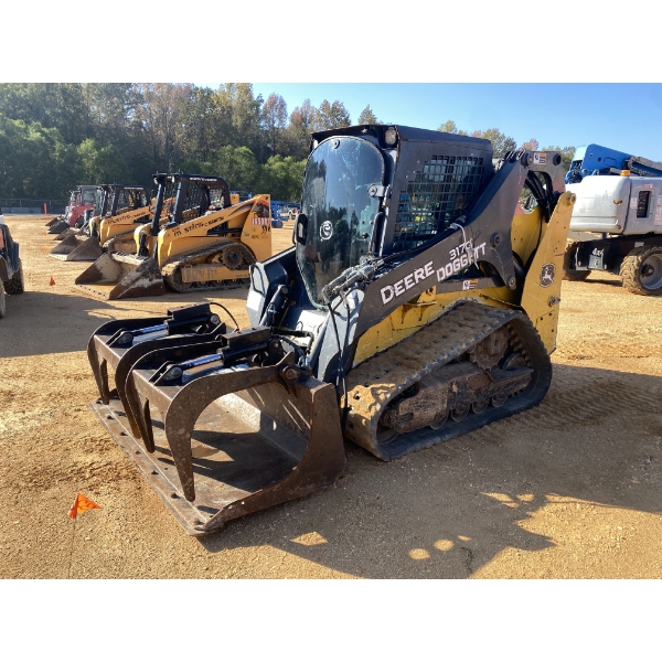 2018 JOHN DEERE 317G Skid Steer Loader - Crawler