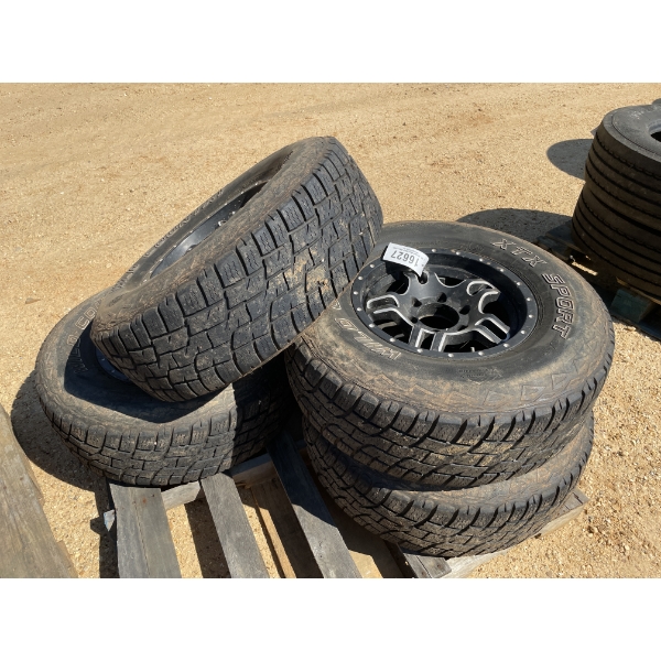 (4) 265/75R16 TIRES & RIMS