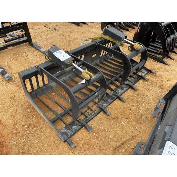 GRAPPLE RAKE, 78"W, fits skid steer loader