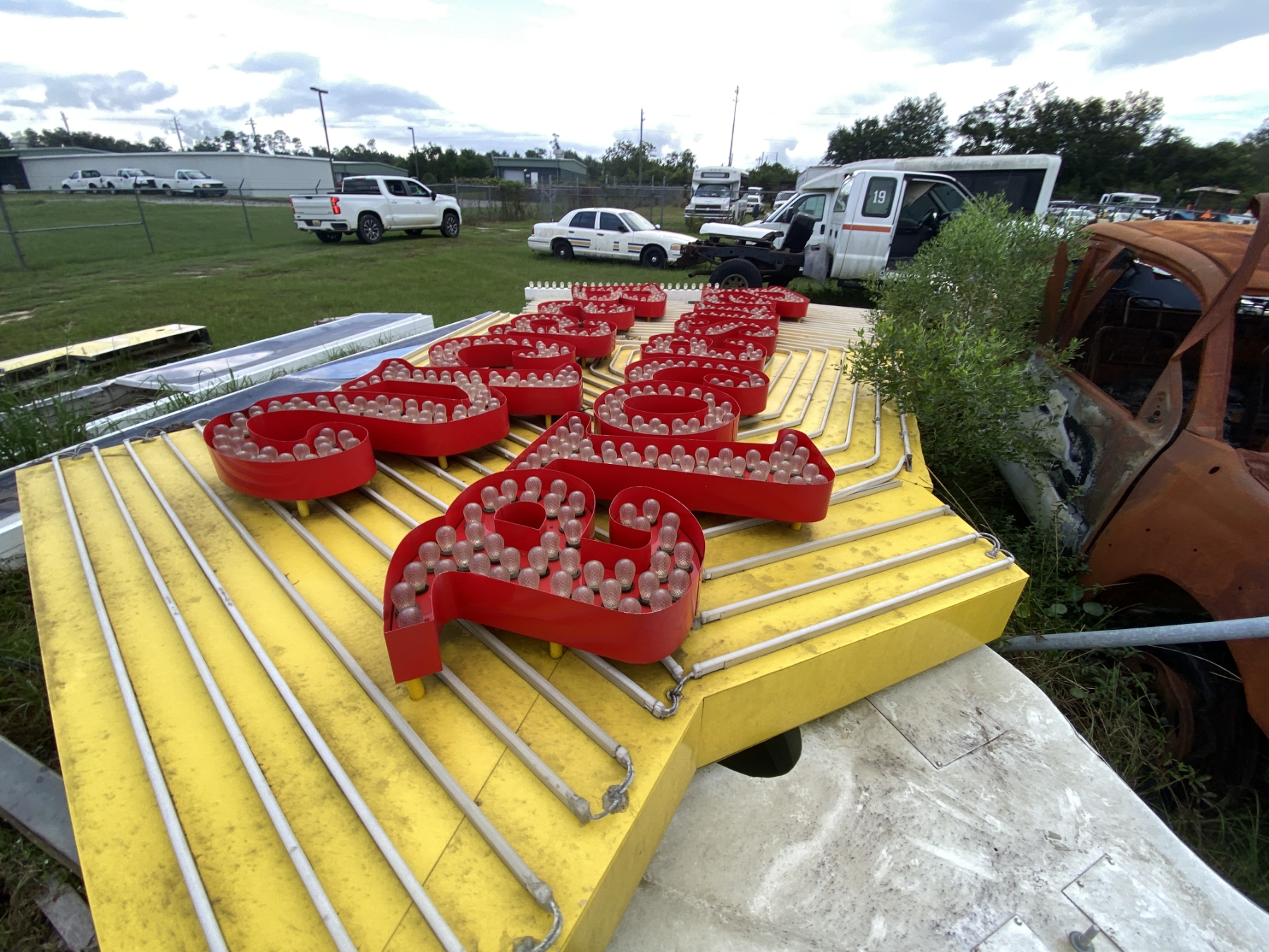 VINTAGE PENSACOLA BEACH MARQUEE J.M. Wood Auction Company, Inc.