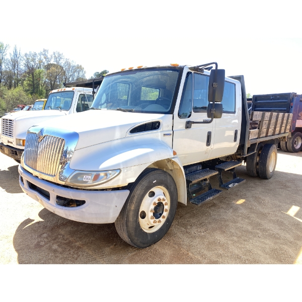 2008 INTERNATIONAL DURASTAR 4300 Flatbed Dump Truck