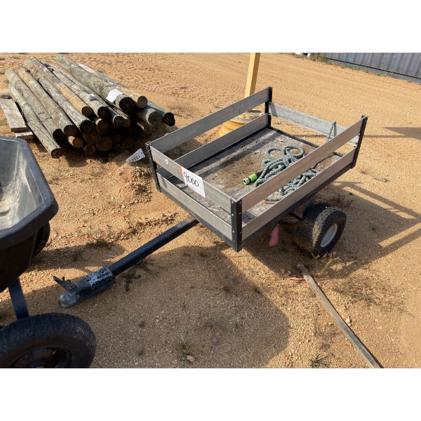 GARDEN TRACTOR TRAILER, 30"W x 42"L