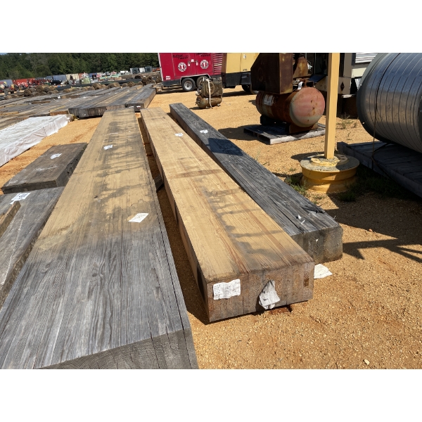 LAMINATED WOOD BEAMS, 10" X 24" X 30'