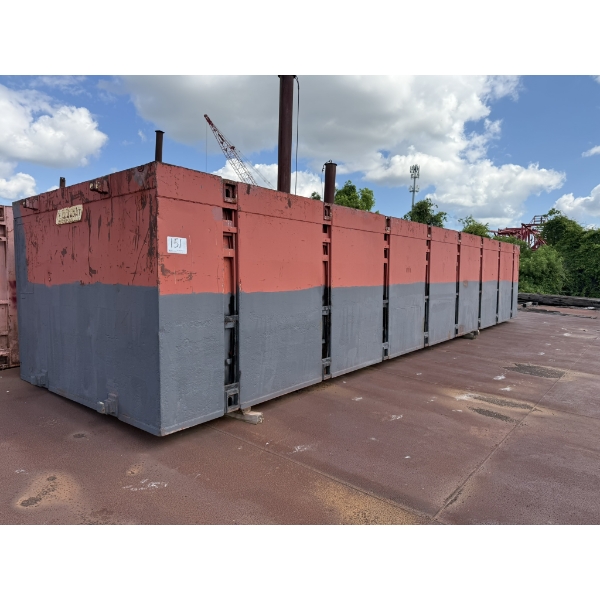 40' x 10' x 7' FLEXI FLOAT Barge