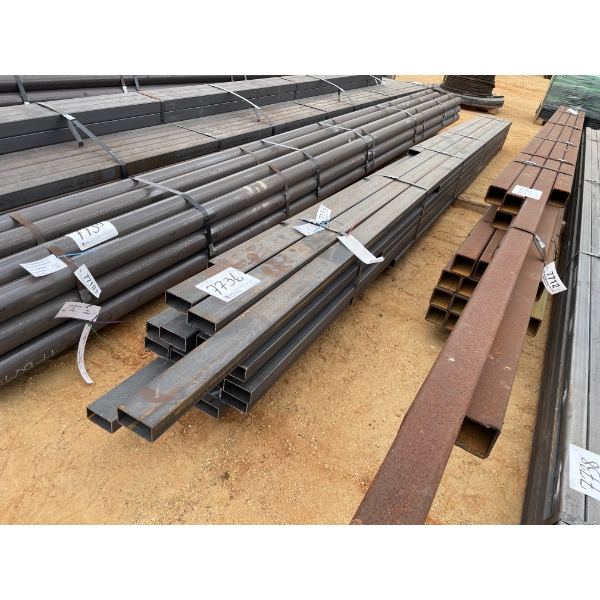 STEEL TUBE- 1/8" X 2" X 4" X 20' (28 PCS)