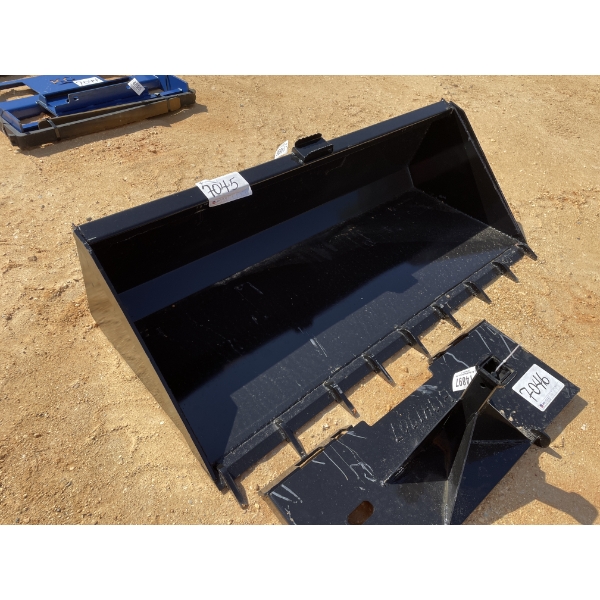 78" BUCKET, fits skid steer loader